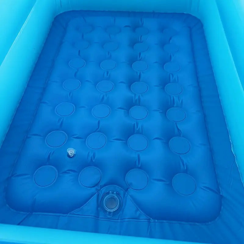 Ocean Splash Inflatable Kids’ Pool – Thick PVC for Backyard Fun