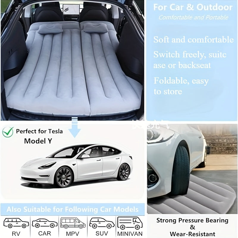RoadRest Inflatable Car Bed – Perfect Travel Companion for Comfortable Sleeping