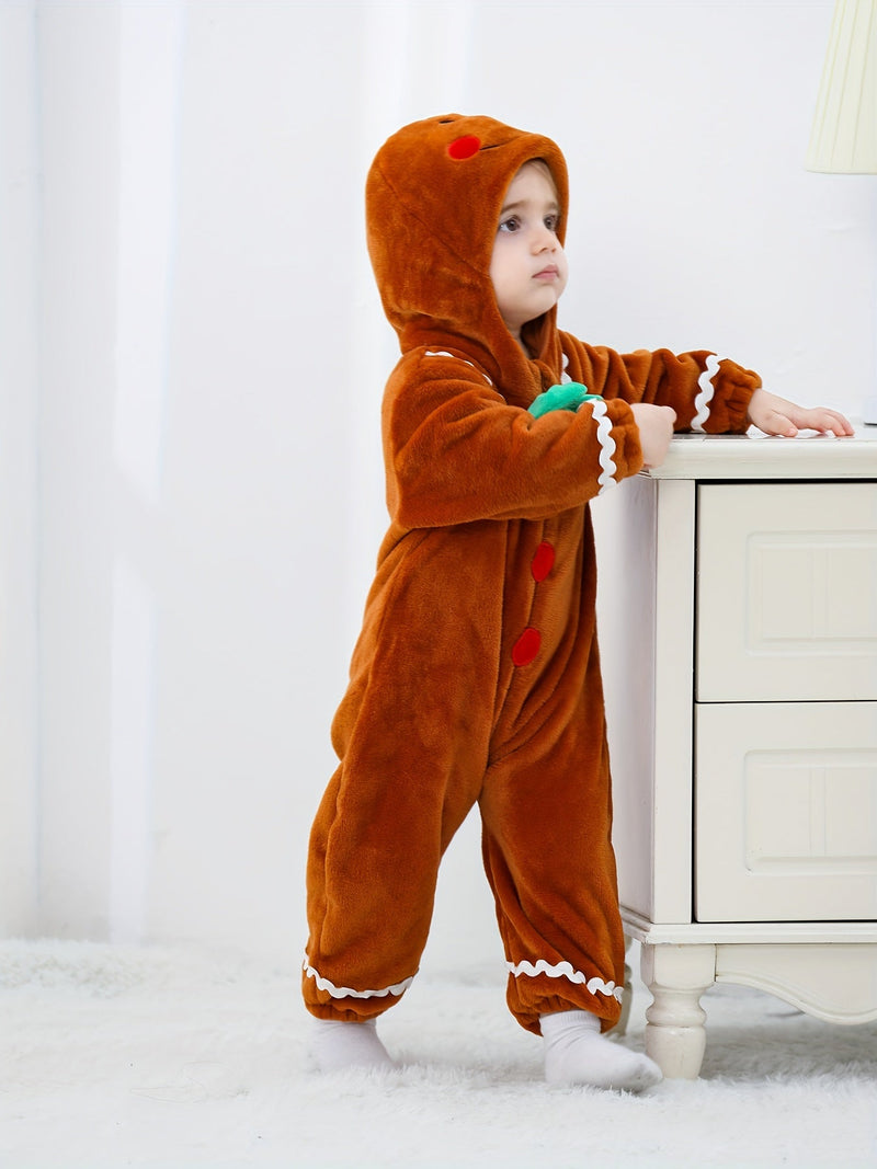 Gingerbread Man Romper for Kids - For Festive Coziness