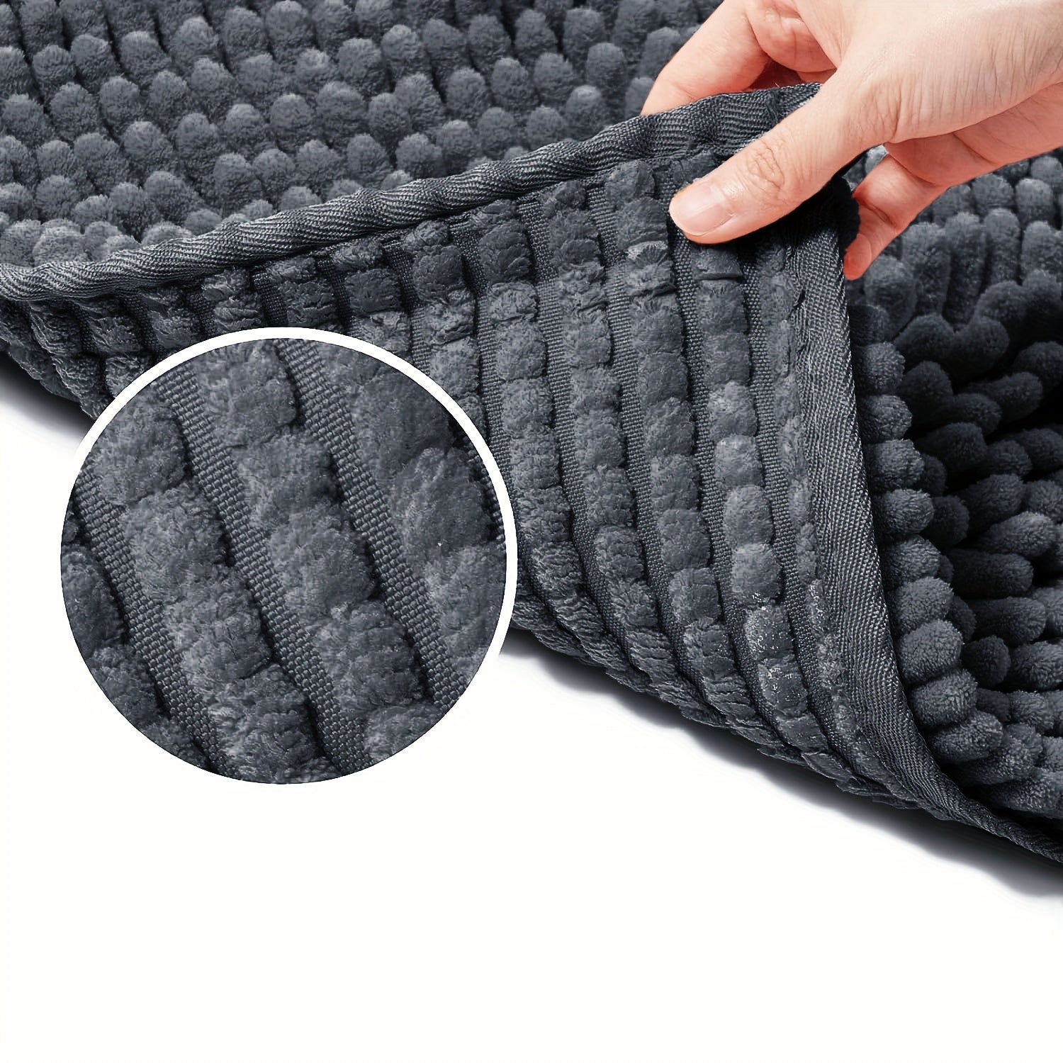 Ultra-Soft Chenille Bath Mat – Perfect for Bathroom or Entrance