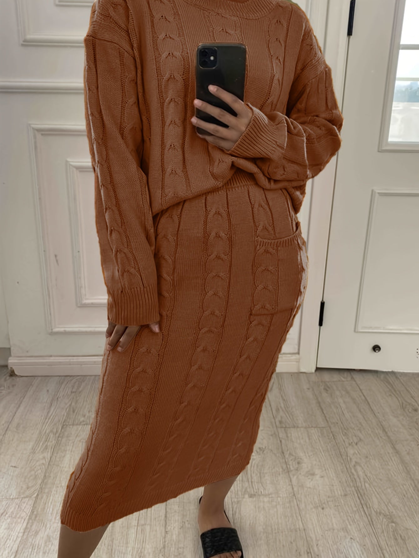 Luna Plus-Size Sweater Set - Comfortable and Stylish for Fall & Winter