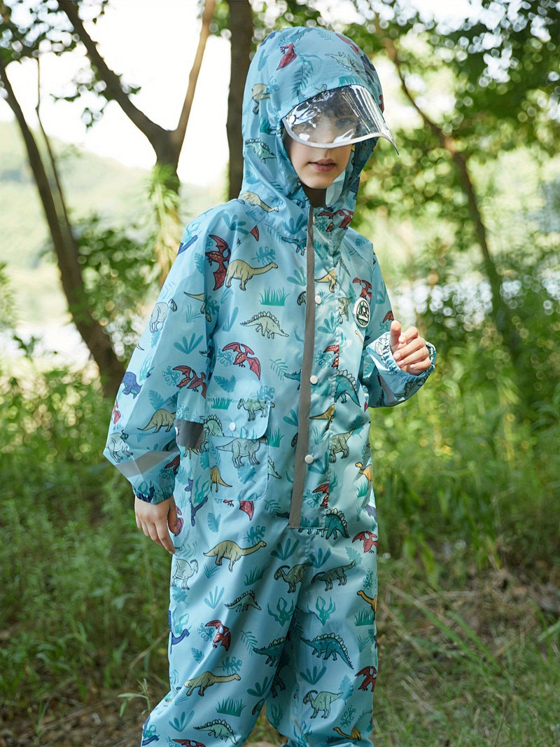 Kids' Dinosaur Rain Suit – Protective and Comfortable for Outdoor Adventures