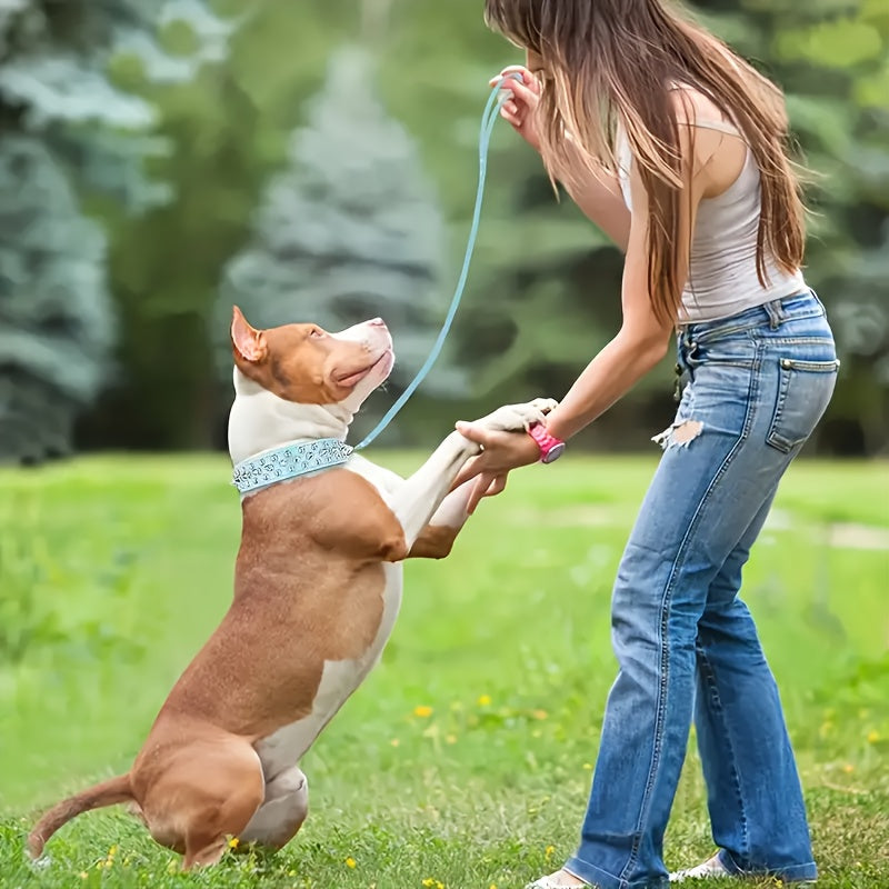 Adjustable Spiked Dog Collar - Strong and Safe for Large Dogs