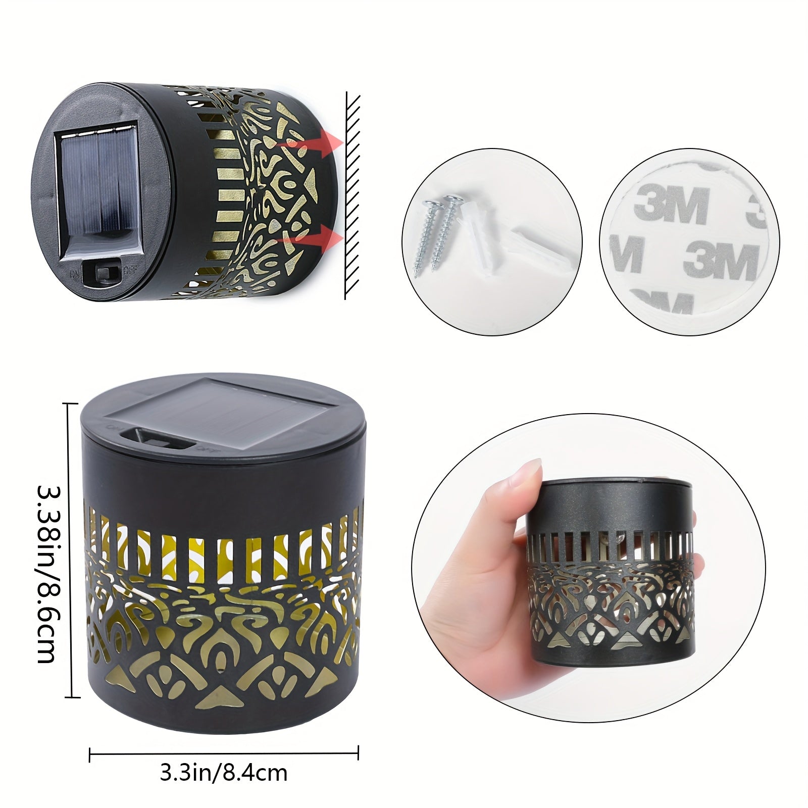 SolarGlow Duo Outdoor Wall Lighting – Elegant and Weather-Resistant
