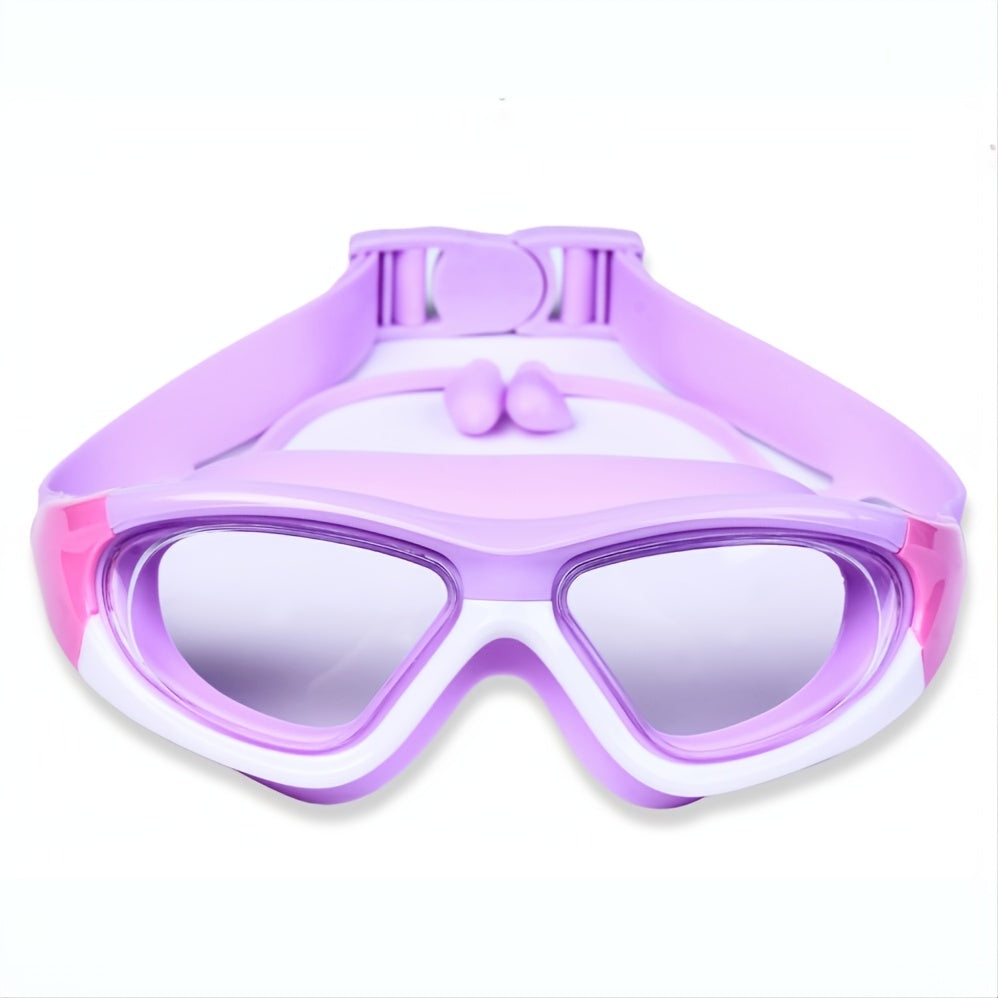 Kids Swim Goggles with Large Frame – Comfortable & Anti-Fog for Swimming Fun