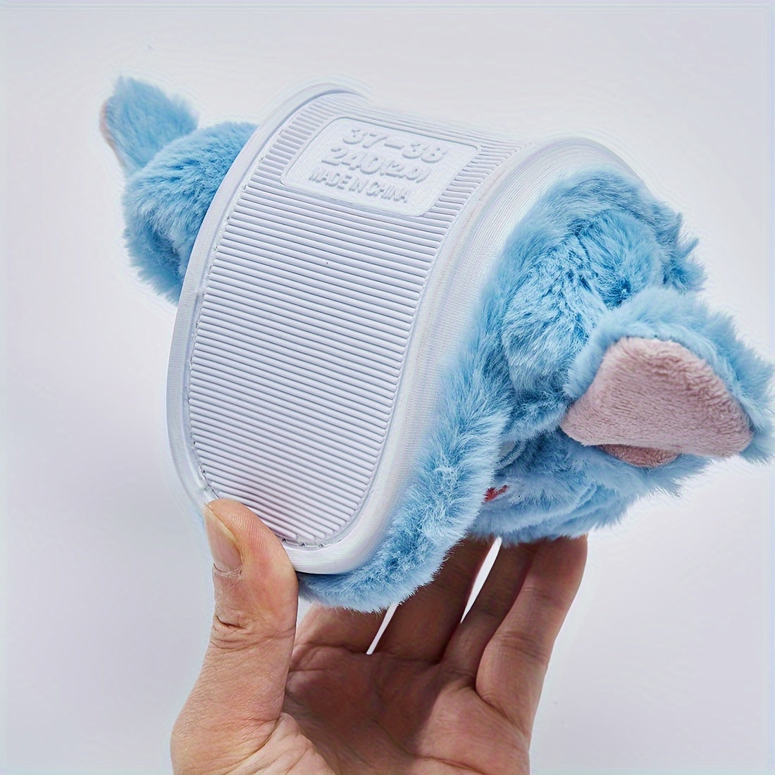 Disney Stitch Plush Slippers – Soft and Warm House Slippers for Cold Days