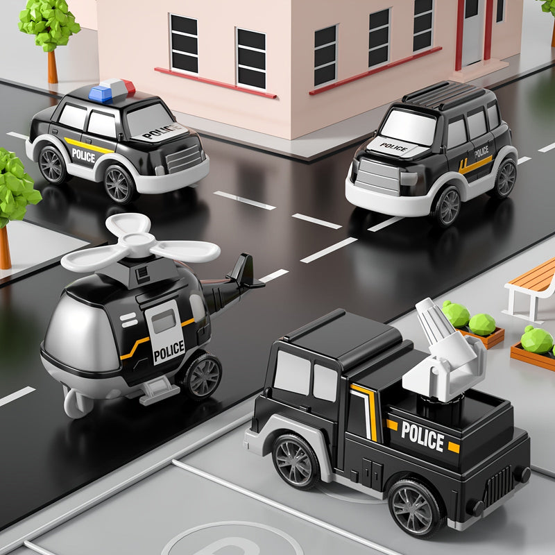 Police Playset with Truck and Vehicles - For Excitement and Adventure