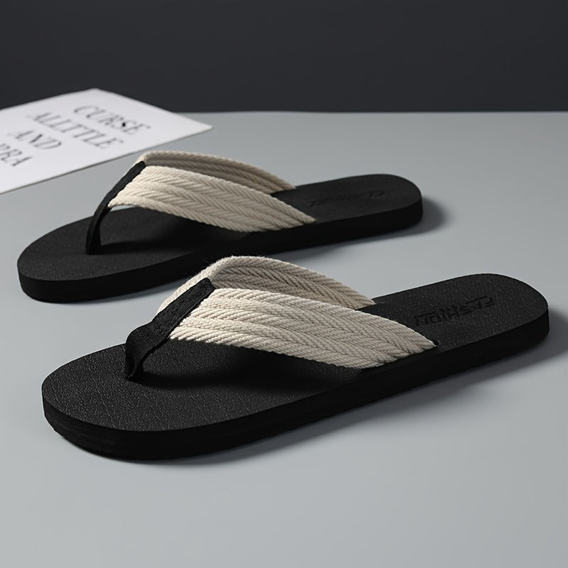 Comfortable Men's Sandals – Stylish Flip Flops with Non-Slip Sole for Summer Walks