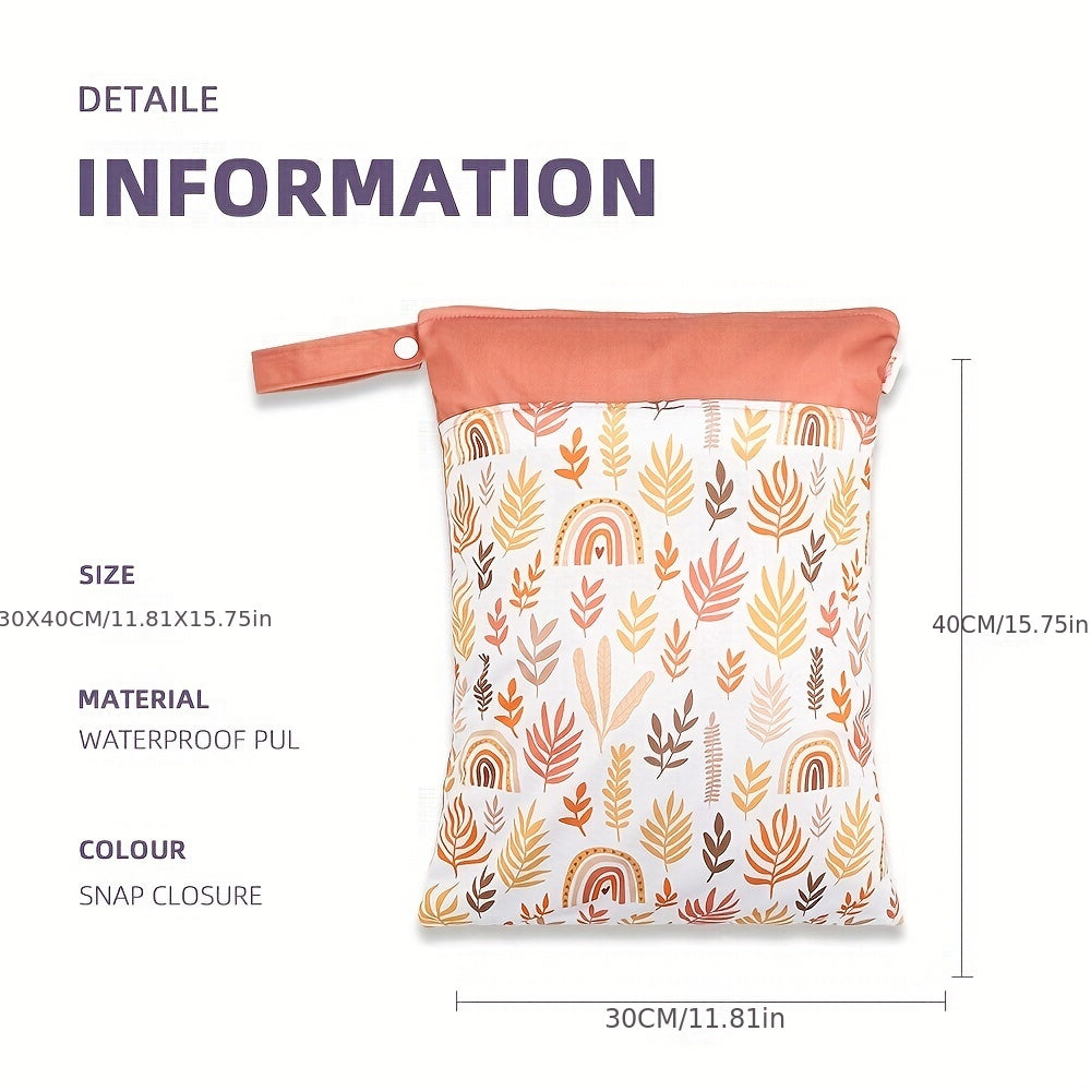 Reusable Waterproof Bag – Perfect for Diapers, Swimwear, and More