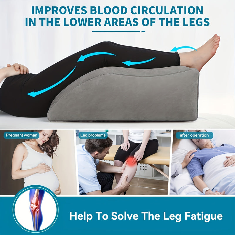 Inflatable Leg Elevation Pillow - For Improved Blood Circulation, Ideal for Sleeping