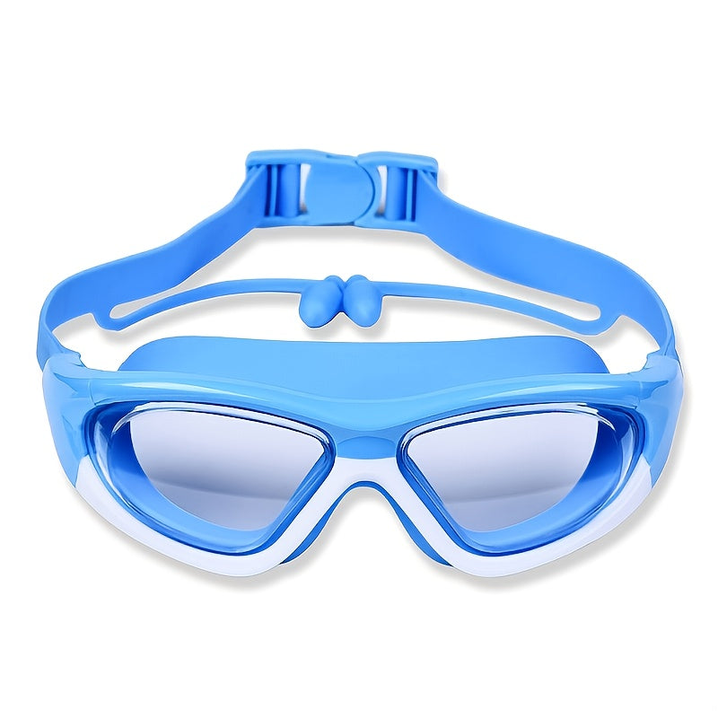 Kids Swim Goggles with Large Frame – Comfortable & Anti-Fog for Swimming Fun
