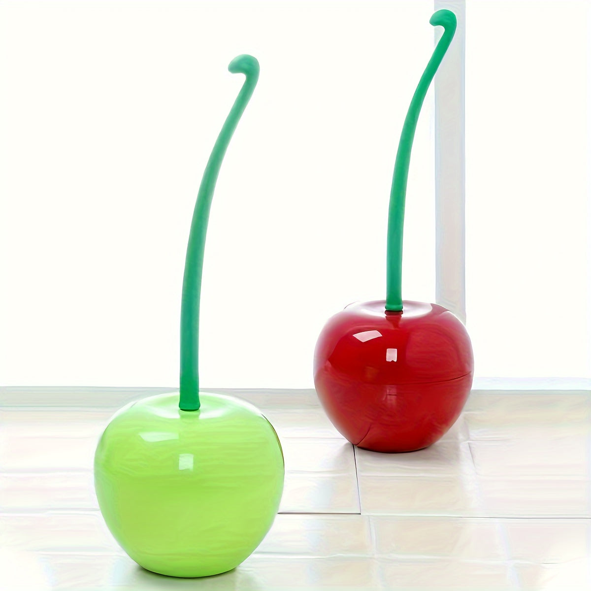 Cherry-Shaped Toilet Brush - For Stylish Bathroom Cleaning