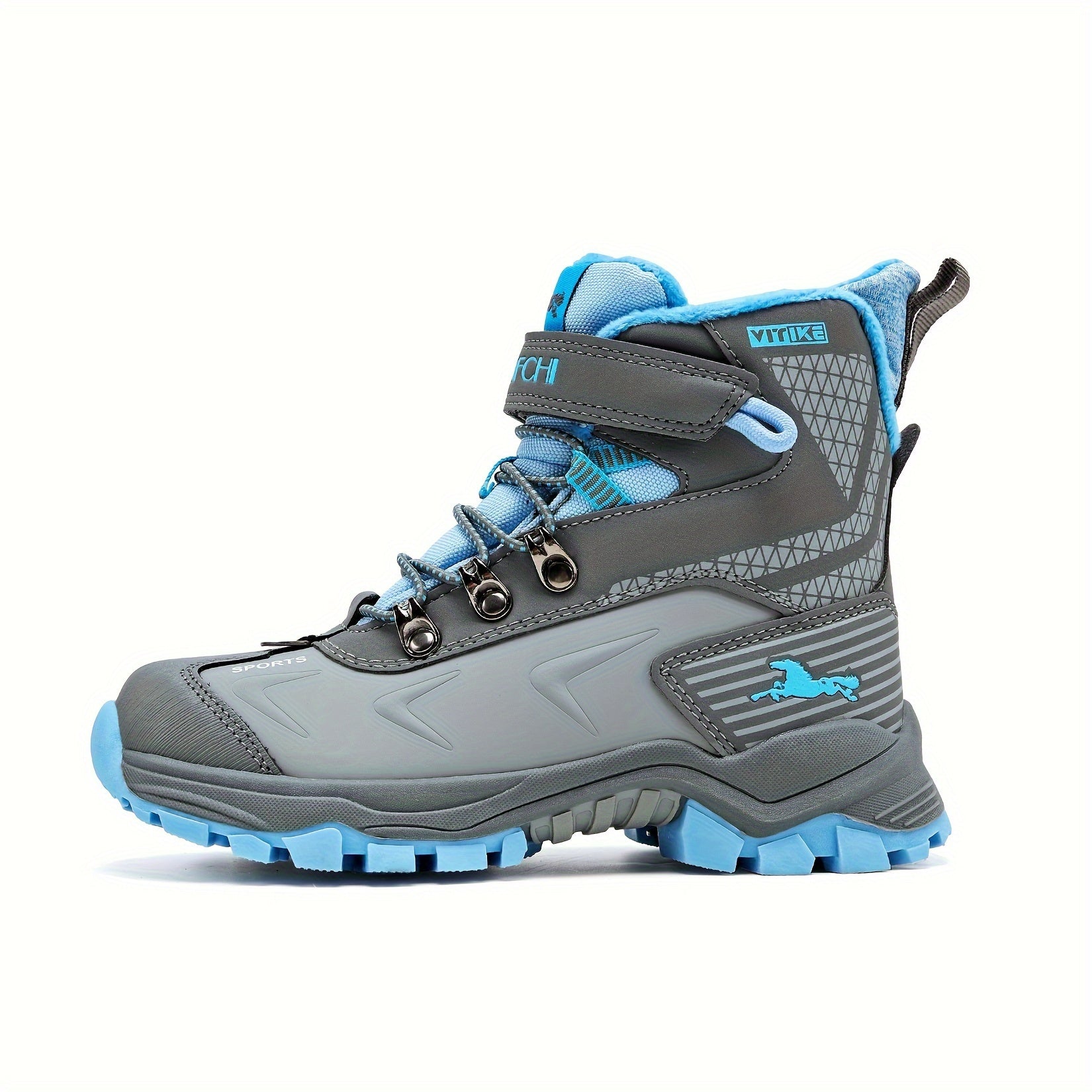 Women's High-Top Snow Boots – Non-Slip Walking Shoes with Warm Lining