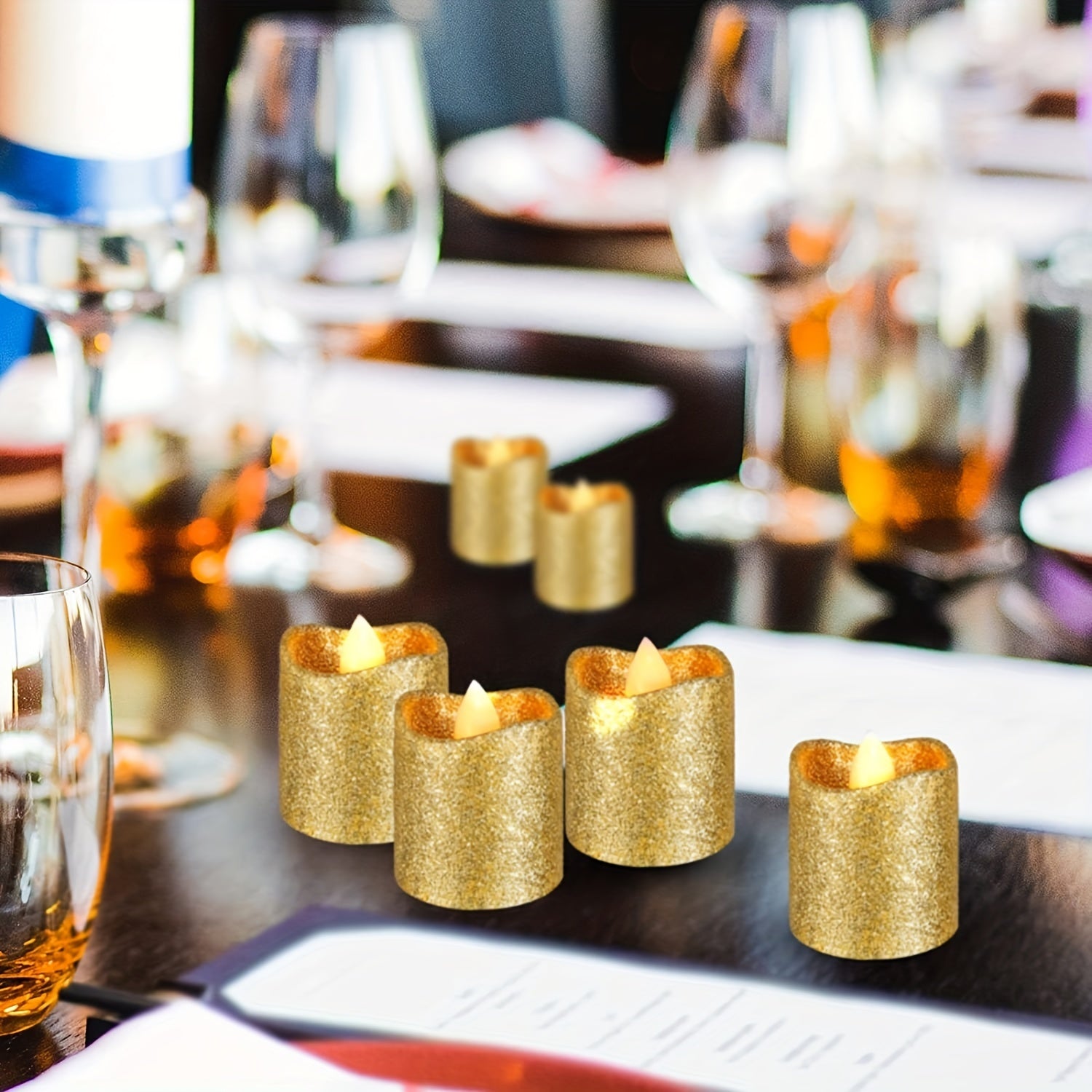 Glittering LED Candles – For a Cozy Atmosphere