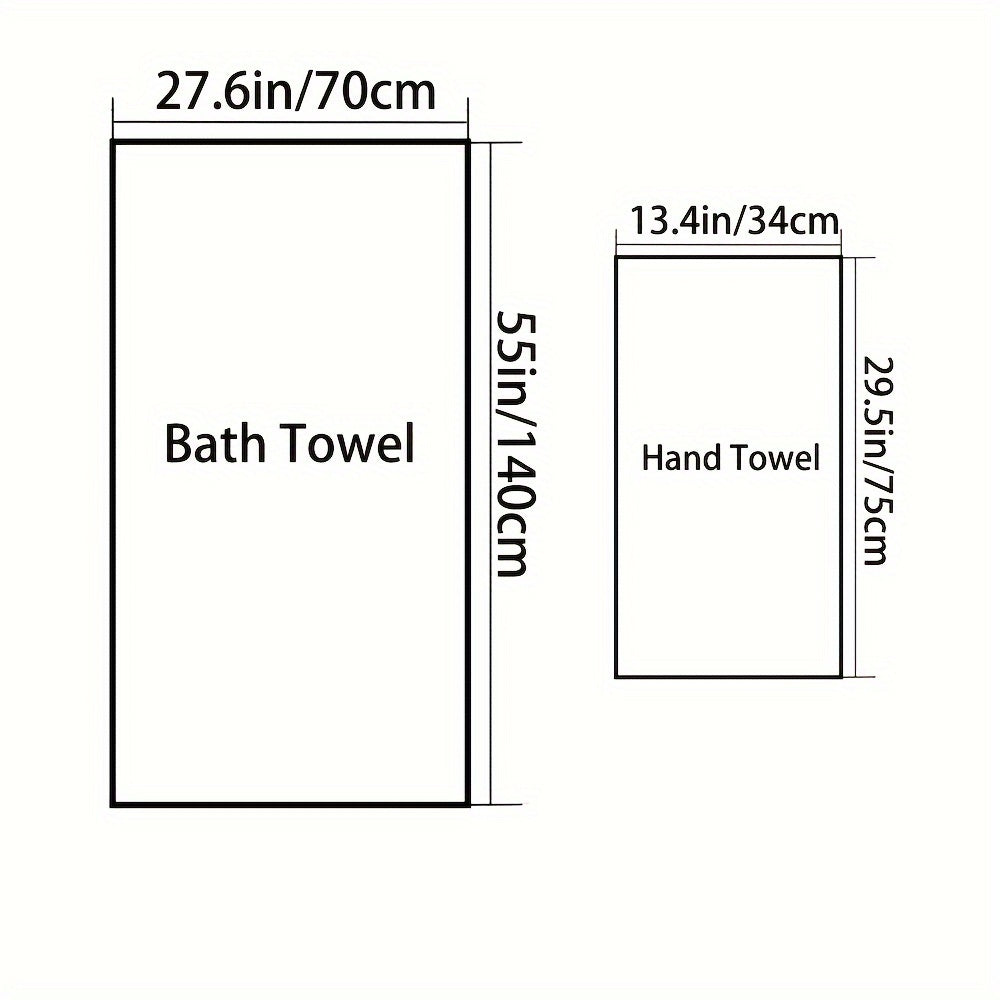 Premium Cotton Bath Towel Set – Soft and Absorbent