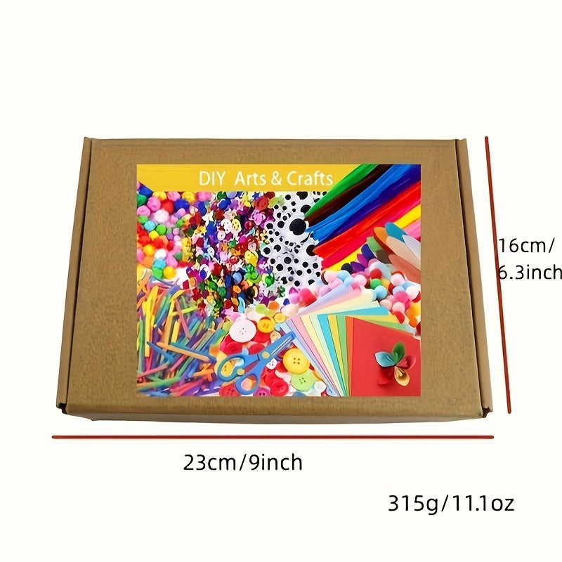 Creative DIY Craft Kit for Kids – Educational Toy with Various Materials