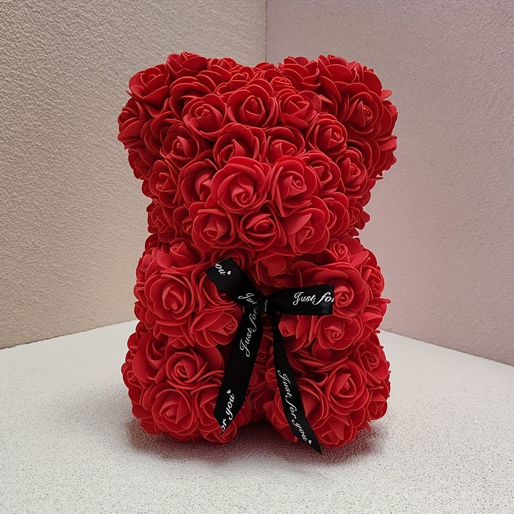 Luxury Rose Bear for Valentine's Day - A Cute and Romantic Gift for Your Loved One