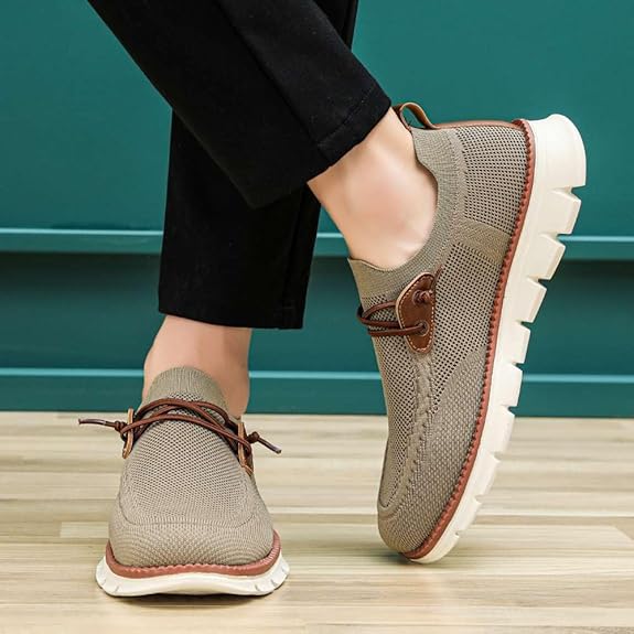 Casual Breathable Men's Shoes - Comfortable and Lightweight