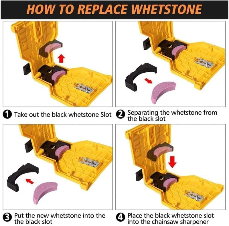 SharpEdge Chainsaw Sharpener – Quick-Attach Blade Refresher Tool