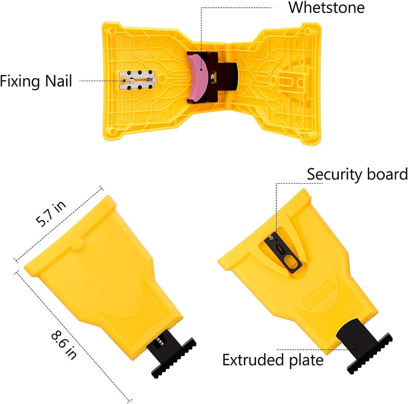 SharpEdge Chainsaw Sharpener – Quick-Attach Blade Refresher Tool