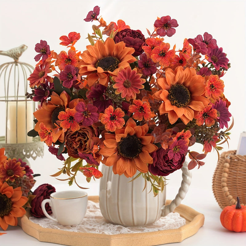 Autumn Flower Arrangement Set – Colourful and Atmospheric for Any Space