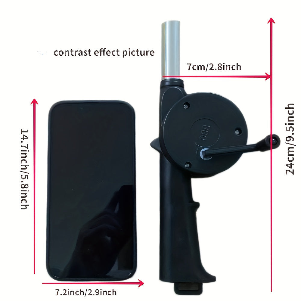 Portable Manual Blower – Perfect for BBQs, Camping, and Fire Starting