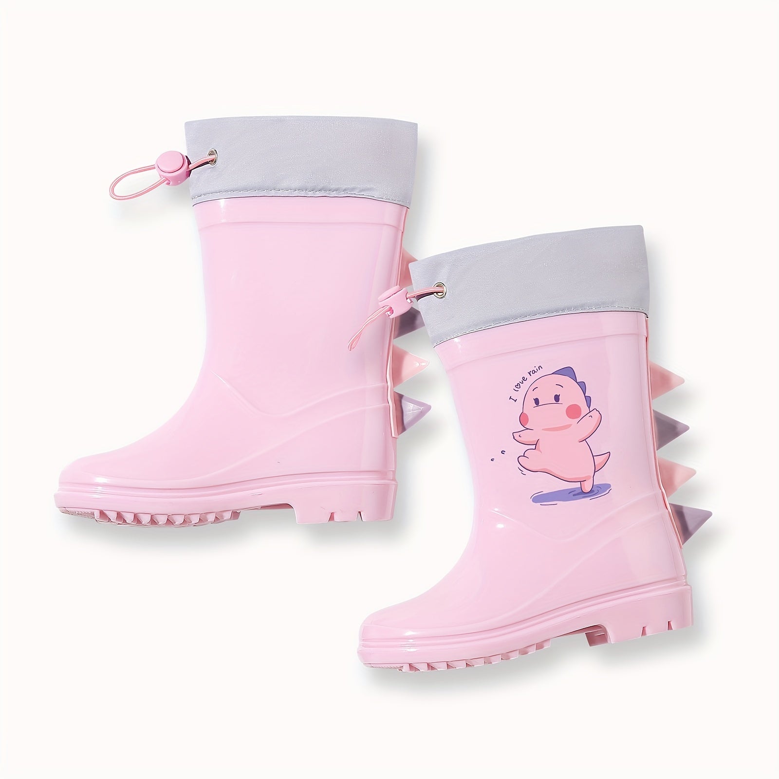 Dino Splash Children's Rain Boots - Playful Protection for Rainy Days