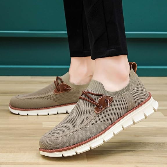 Casual Breathable Men's Shoes - Comfortable and Lightweight