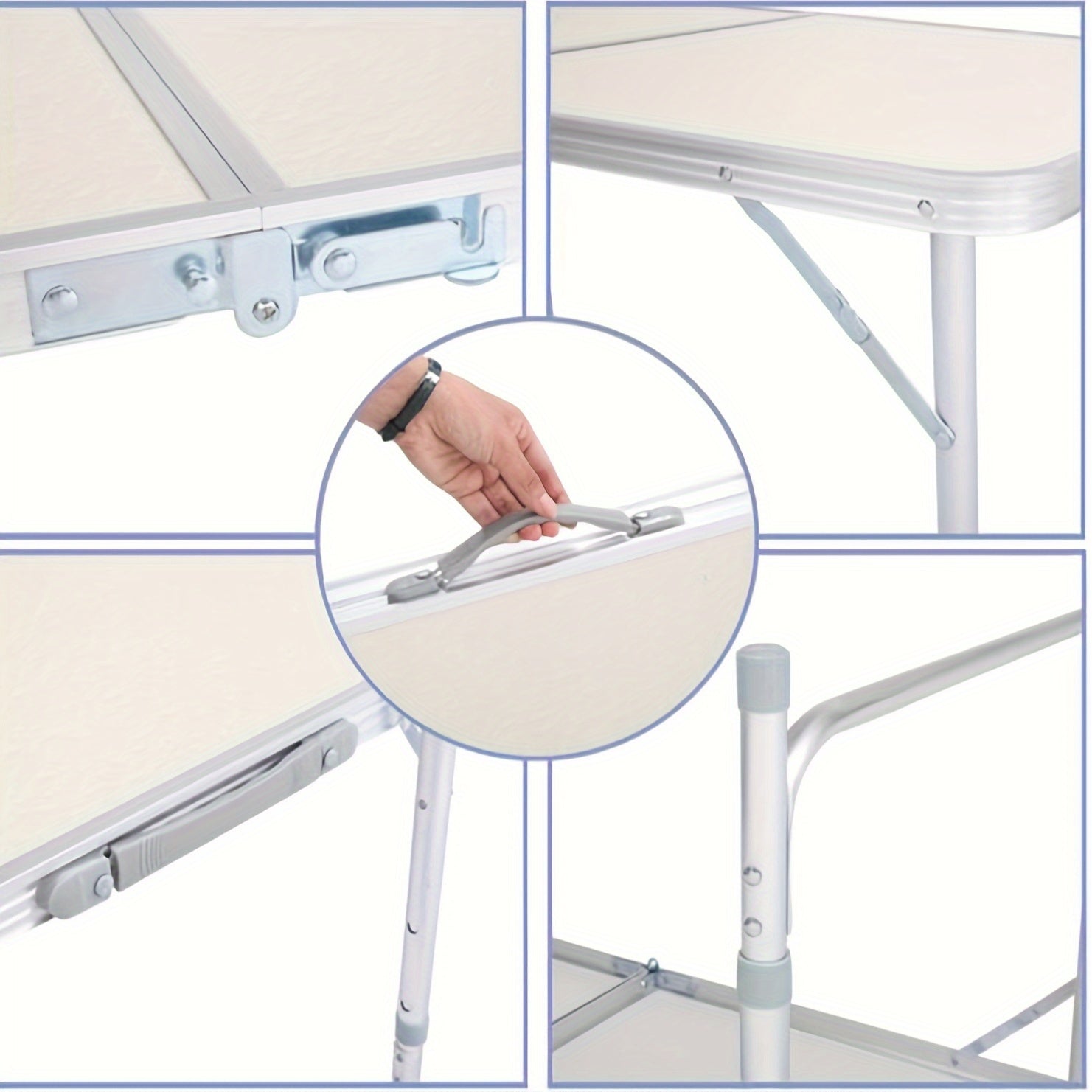 Foldable Camping Table - Lightweight and Portable, Ideal for Parties and Outdoor Activities
