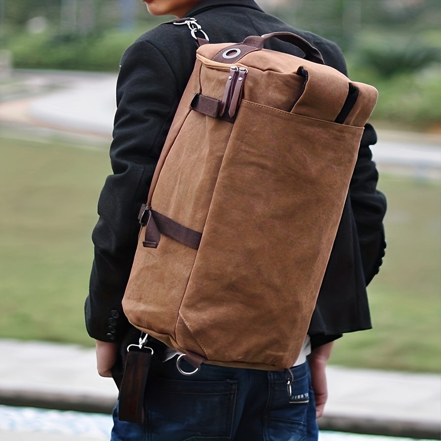 UrbanTrail Canvas Backpack – Durable and Functional