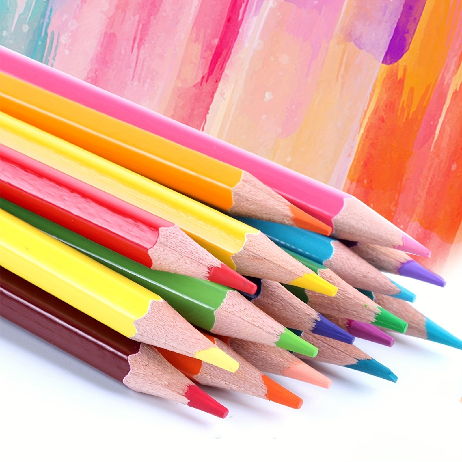 Set of 48 Colored Pencils – Professional Quality for Drawing and Painting Projects