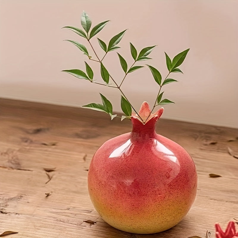Pomegranate Vase - Handmade Elegant Decoration