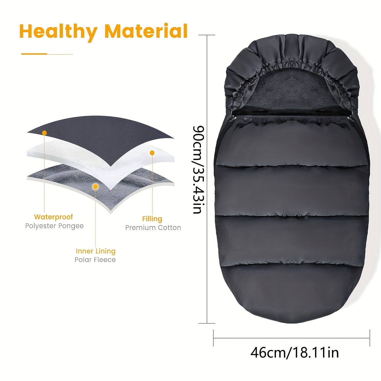 Warm Baby Stroller Sleeping Bag – For Comfortable Winter Walks