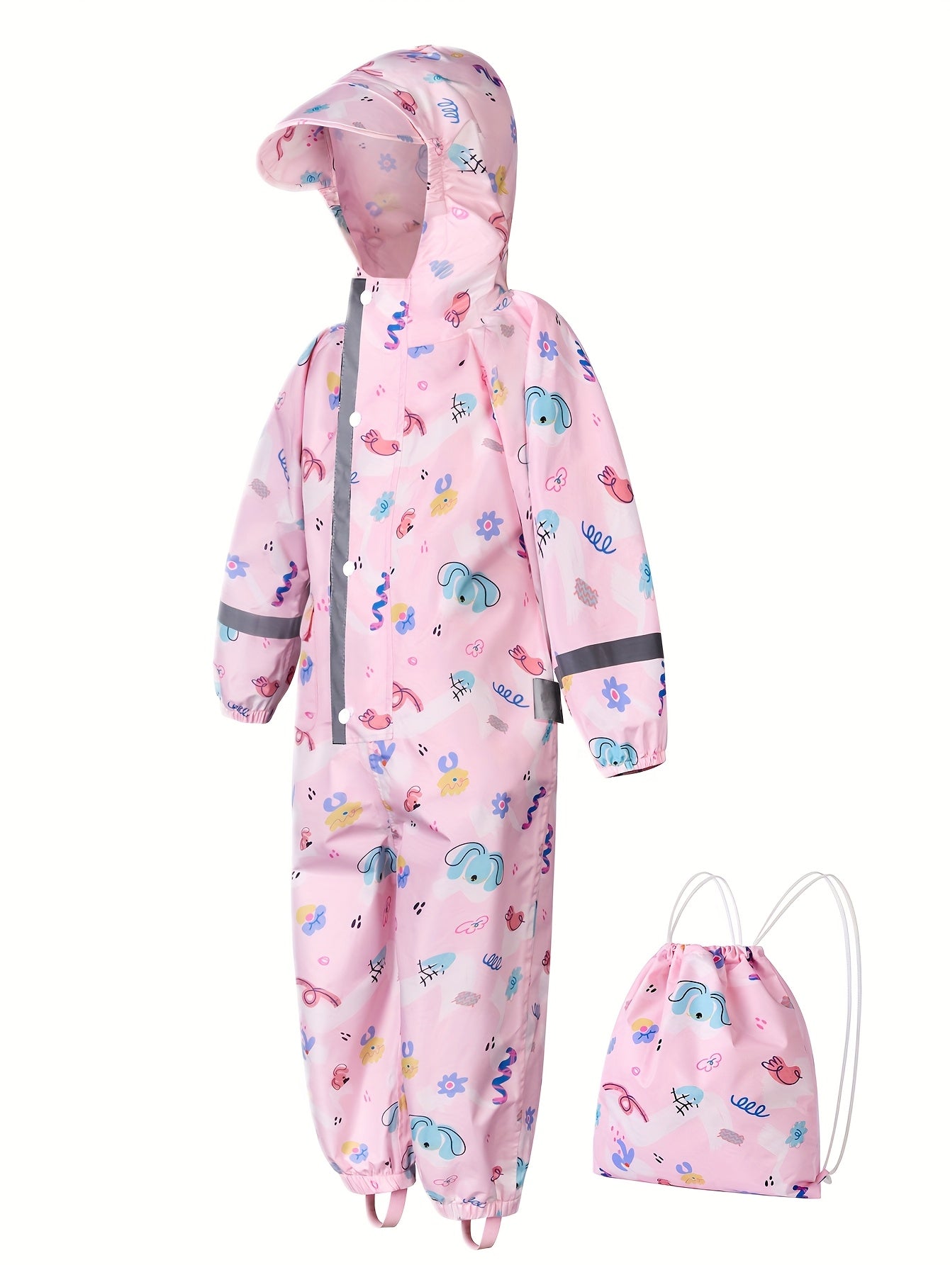 Cheerful Waterproof Rain Overall for Children – Breathable and Comfortable for Outdoor Activities