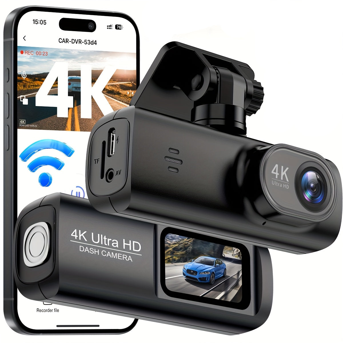 4K Ultra Dashcam – Smart Security and Sharp Images on Every Journey