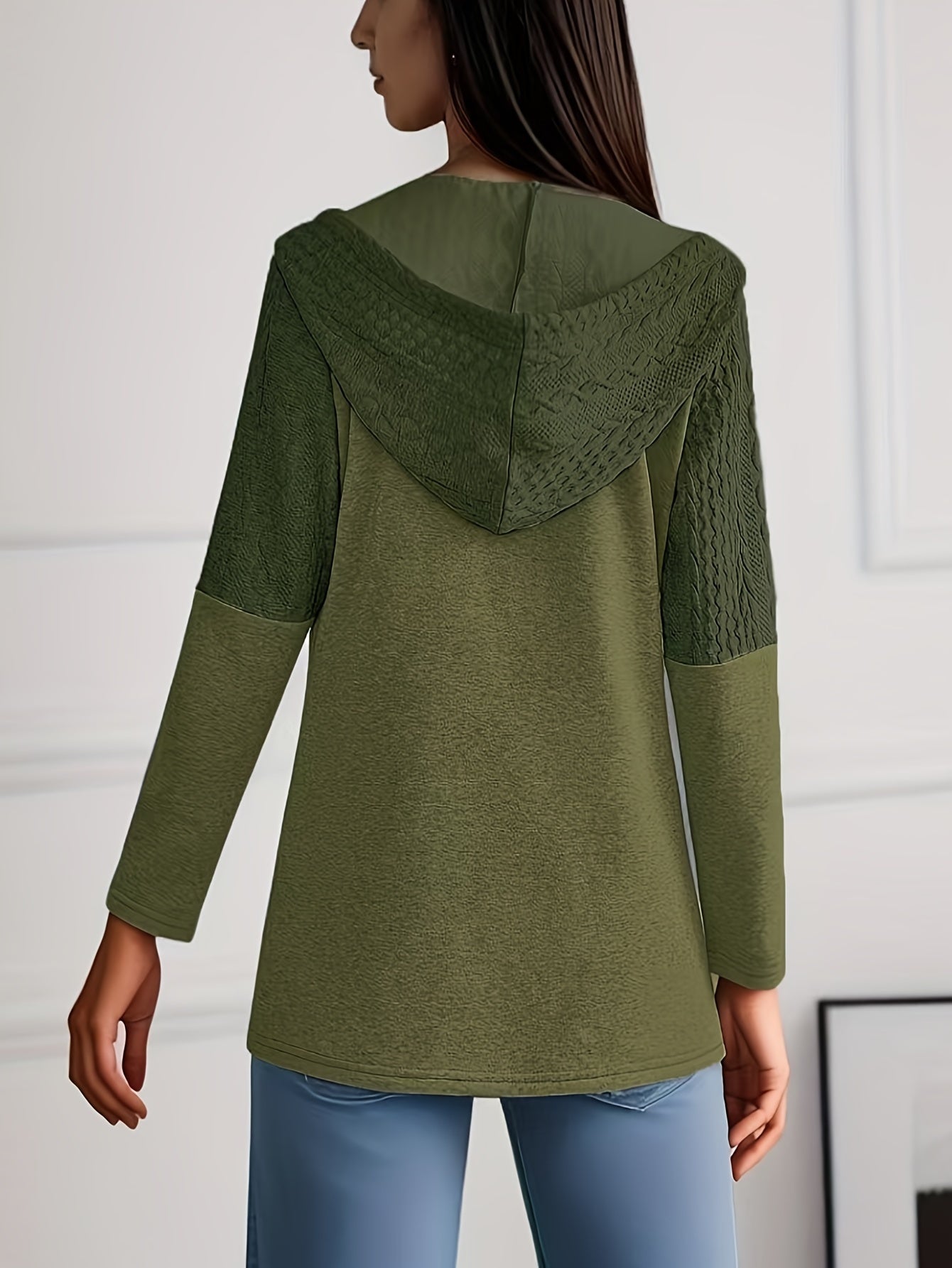 Luna Knitted Hoodie Jacket - Stylish and Comfortable for Women in Autumn and Winter
