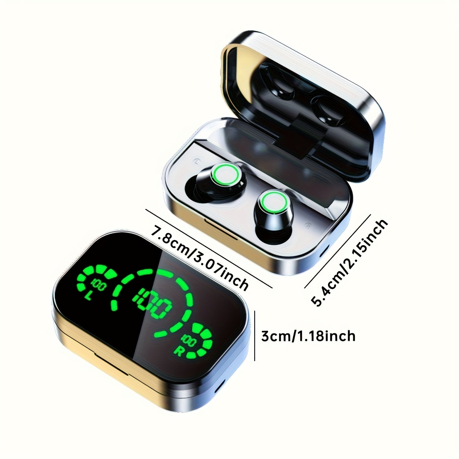 Wireless Stereo Earbuds with Charging Case – Sporty, Comfortable, and High-Fidelity Sound
