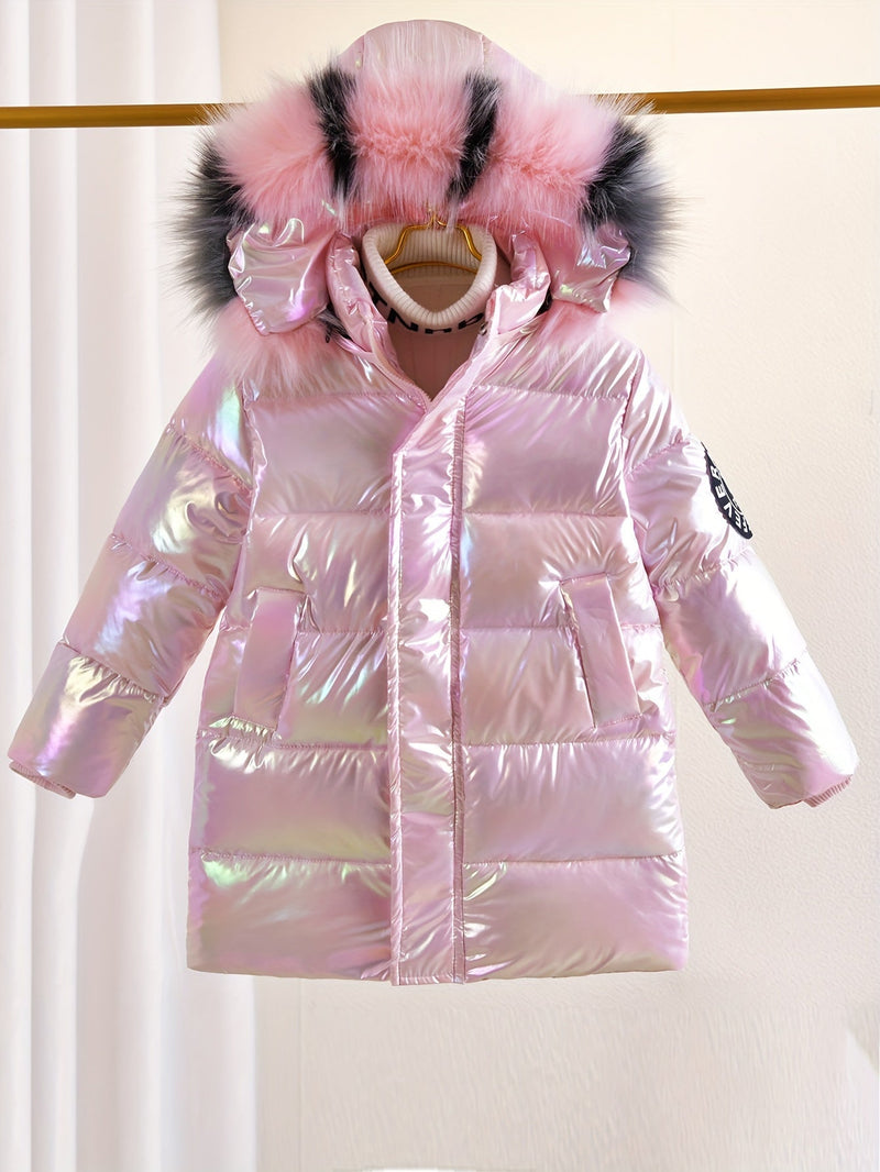 Ivy Shiny Winter Jacket for Children - Trendy and Warm for Cold Days