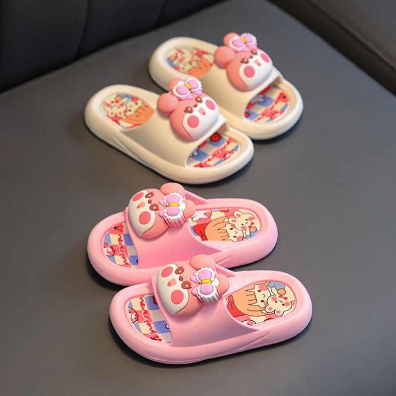Youngster’s Cute Cartoon Slippers – Perfect for Kids, Suitable for Indoor and Bathroom Use