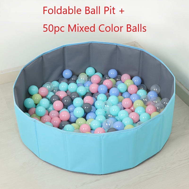 Ocean Ball Pit FunZone - Colorful, Foldable, and Safe Play Fun for Little Ones