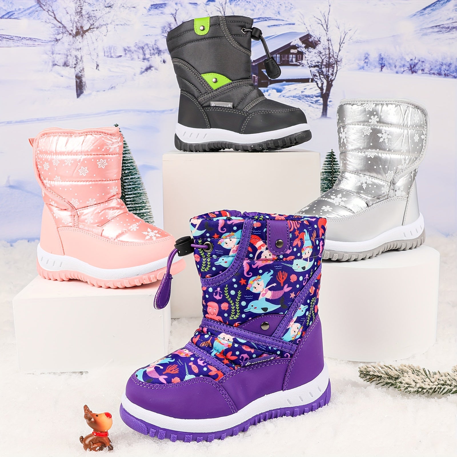 Snow Magic Adventure Boots for Children - For Warm Little Feet in the Winter