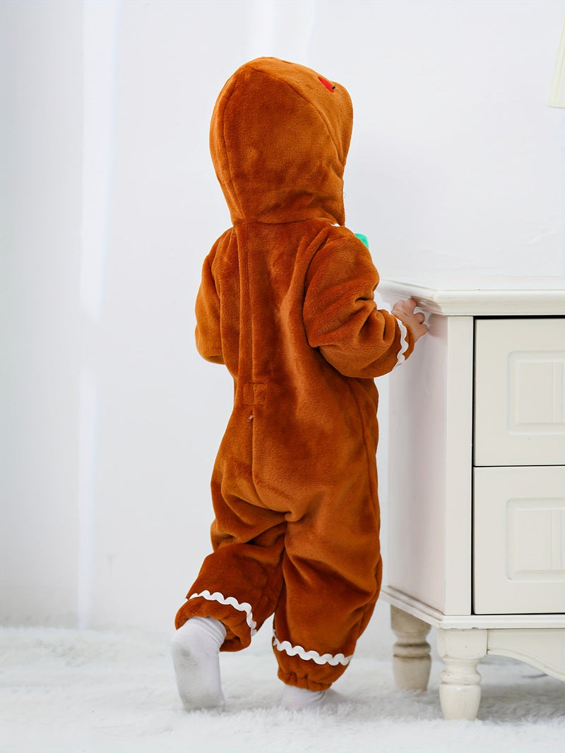 Gingerbread Man Romper for Kids - For Festive Coziness