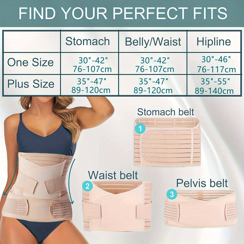 3-in-1 Postpartum Belly Band – Comfortable and Adjustable Support for Recovery After Childbirth