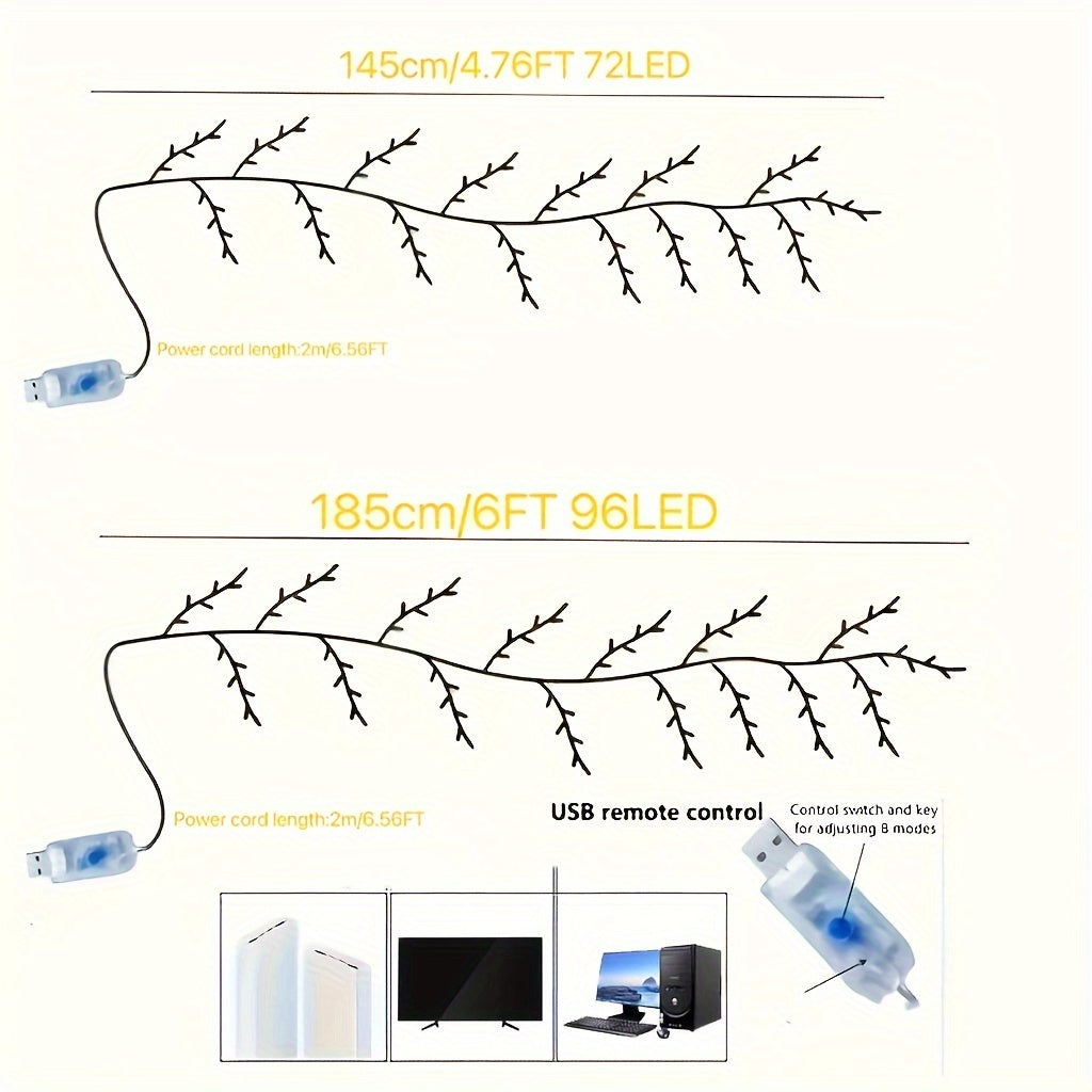 Enchanting LED Branch Lighting – For a Magical Atmosphere