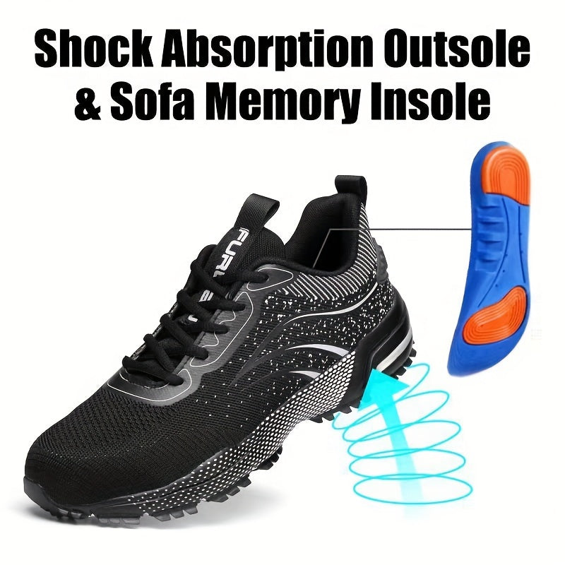 Trendy Safety Work Sneakers for Men – Anti-Slamming & Puncture Resistant