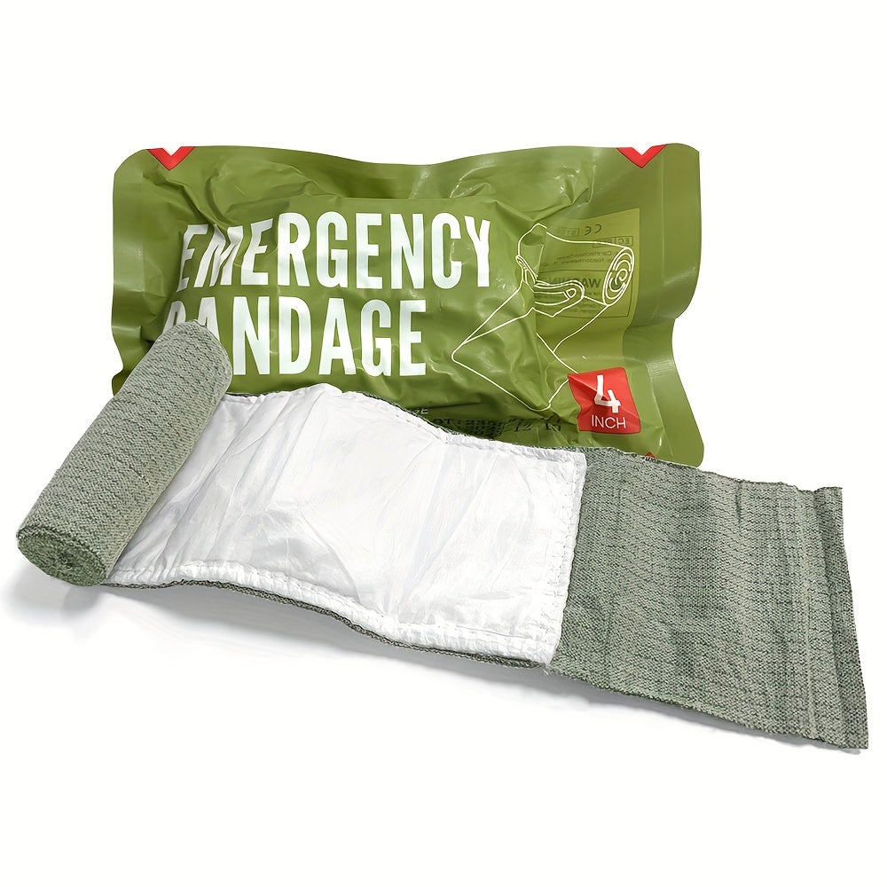 Elastic First Aid Bandage with Sterile Wound Pad – Universally Suitable for Outdoor and Home Use
