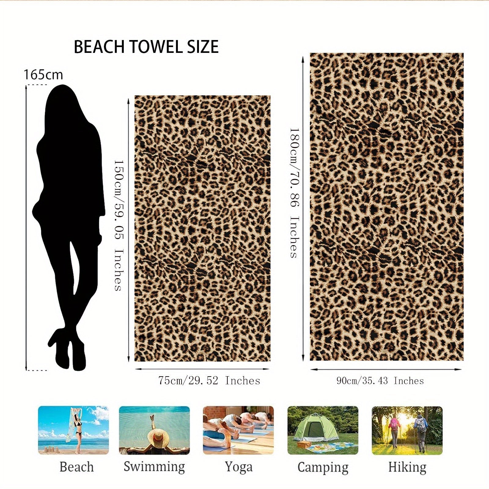 Luxe Microfiber Beach Towel - Quick-Drying and Super Soft