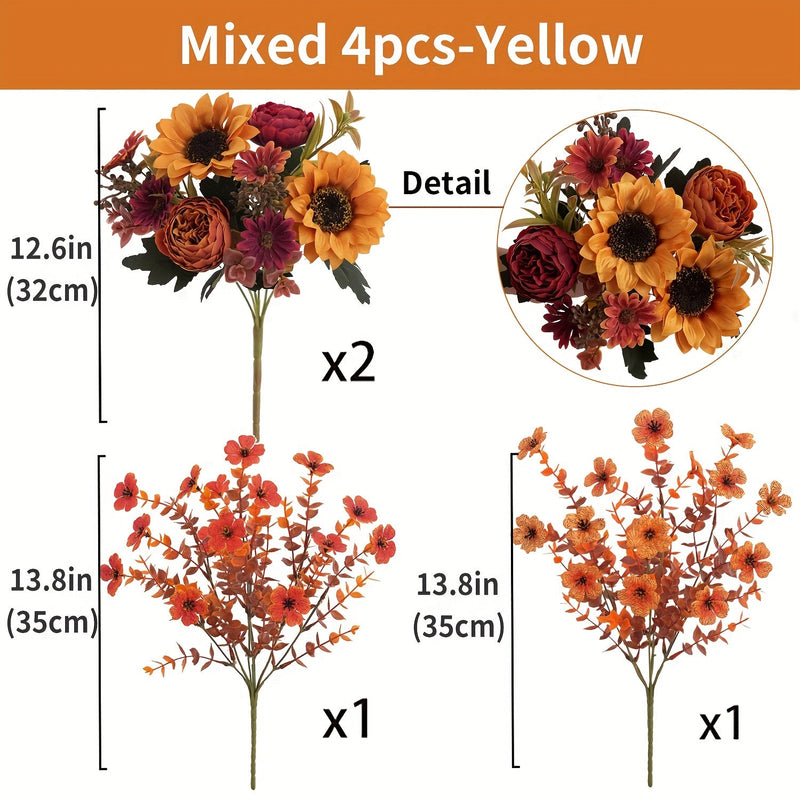 Autumn Flower Arrangement Set – Colourful and Atmospheric for Any Space