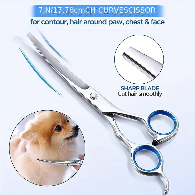 Professional Pet Grooming Kit – Scissors and Comb for Perfect Grooming of Dogs and Cats