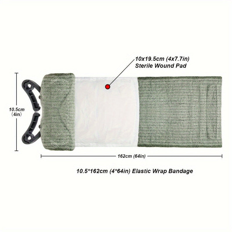 Elastic First Aid Bandage with Sterile Wound Pad – Universally Suitable for Outdoor and Home Use